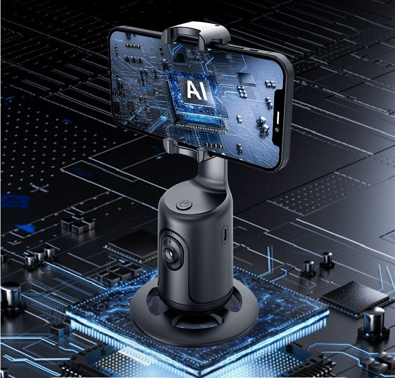 AI Telefonhållare med 360° automatisk ansiktsigenkänning