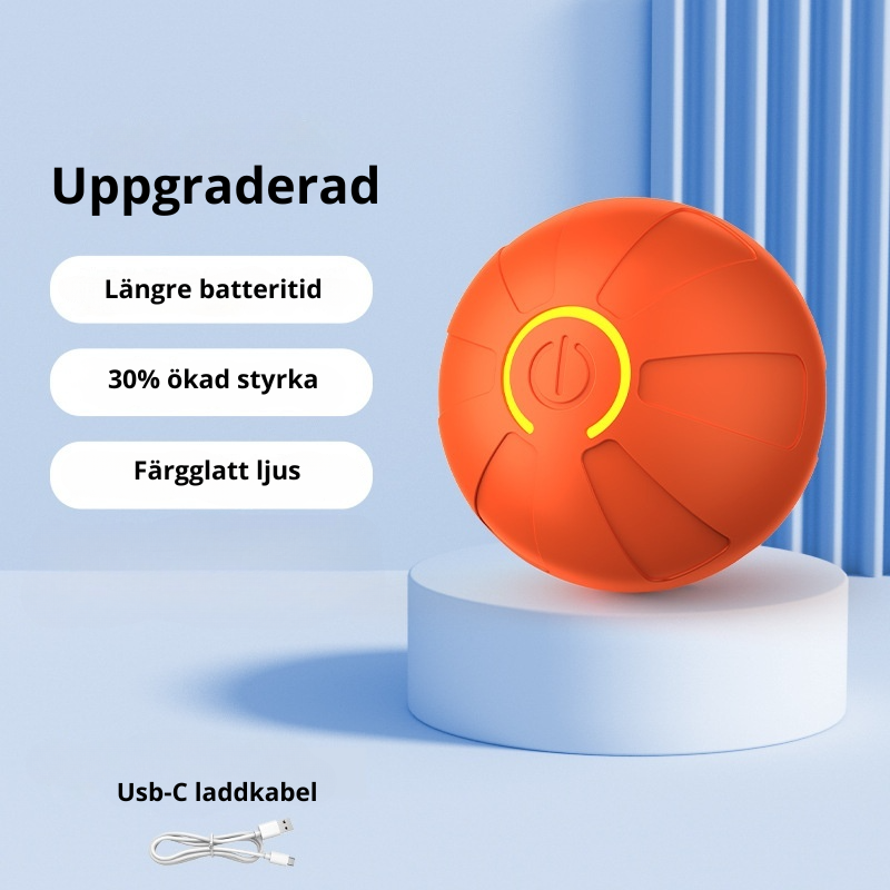 Automatisk interaktiv hoppande boll orange